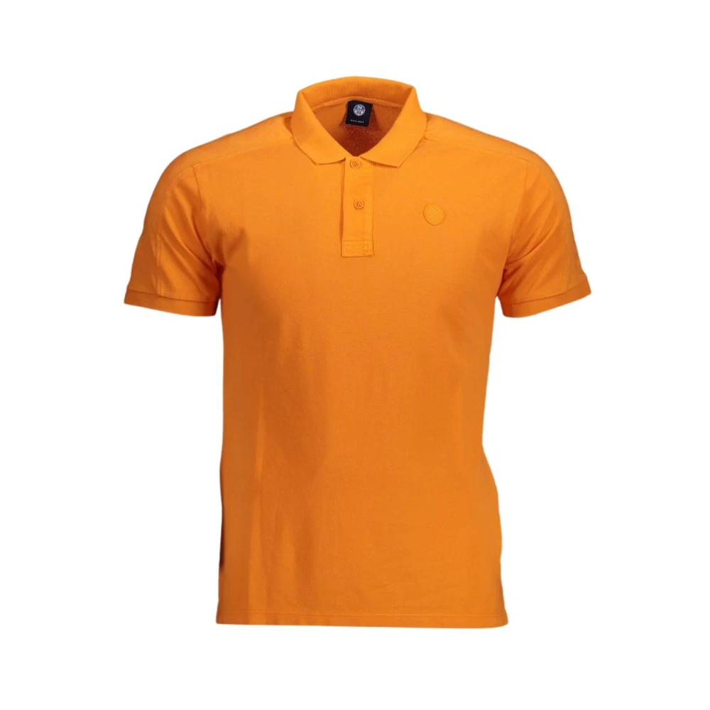 North Sails Herren Orange - Cotton Polo Shirt - Tops - Xl