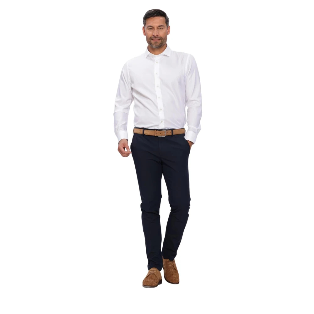 Profuomo Twill Hemd Weiß Größe 40 - Bild 7