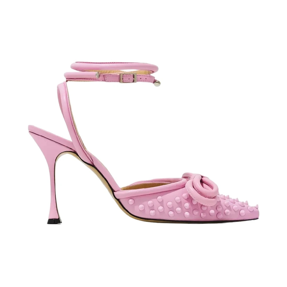 Mach & Mach Damen Rosa - Double Bow Stilettos - Shoes - 37 Eu