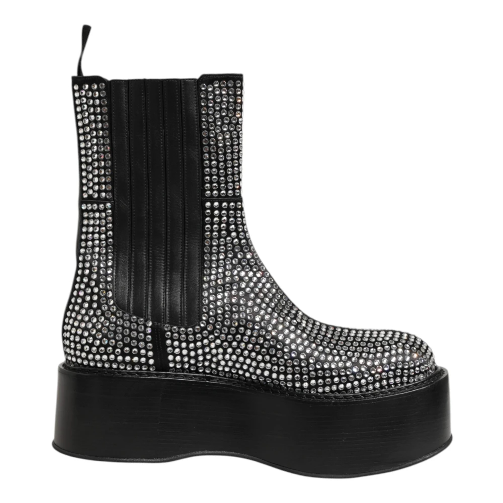 Dolce & Gabbana Damen Schwarz - Short Boots - Shoes - K - 44 Eu
