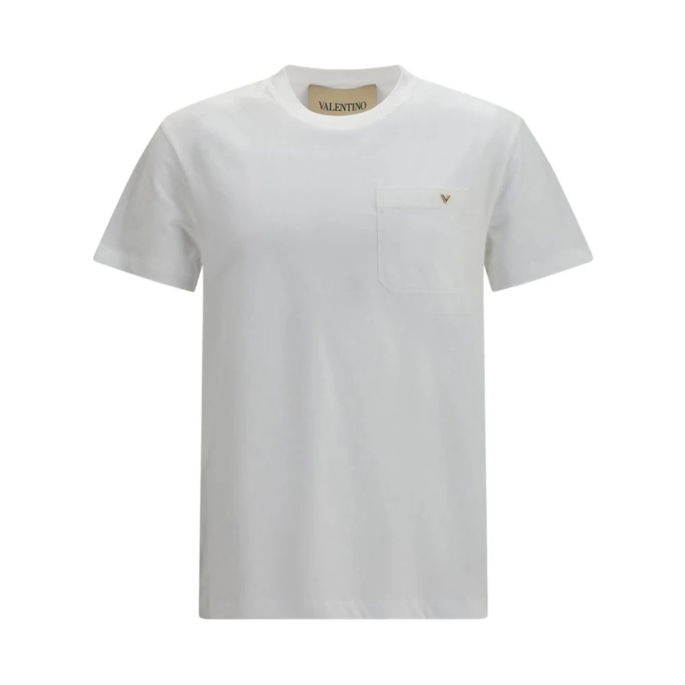 Valentino Garavani - Vgold Baumwoll-T-Shirt - Tops - Herren - Weiß - Xl - Bild 4