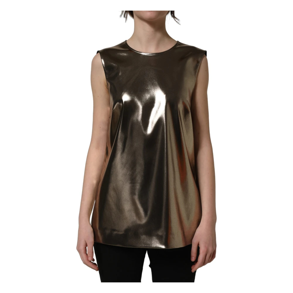 Dolce & Gabbana Damen Braun - Ärmellose Oberteile - Tops - Xs