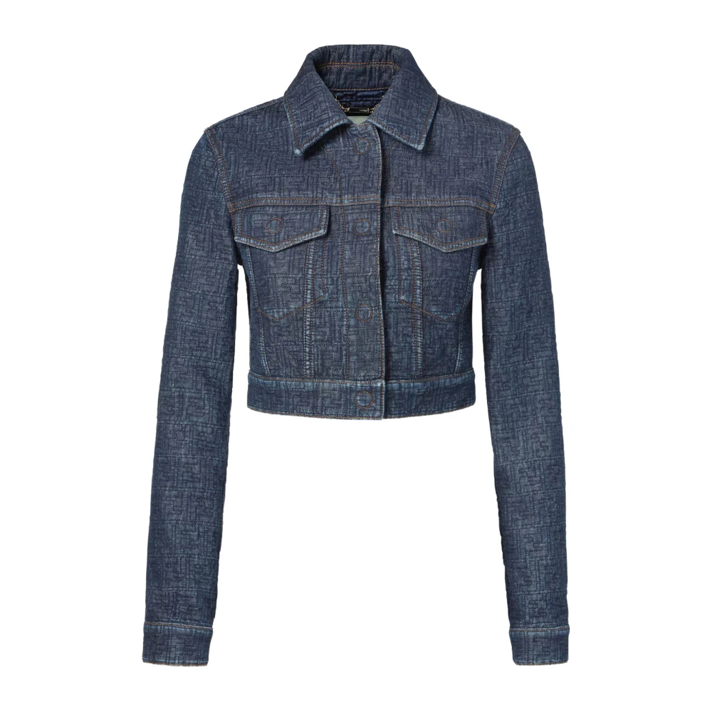 Fendi Damen Blau - Denim Jacket - Jackets - Xs