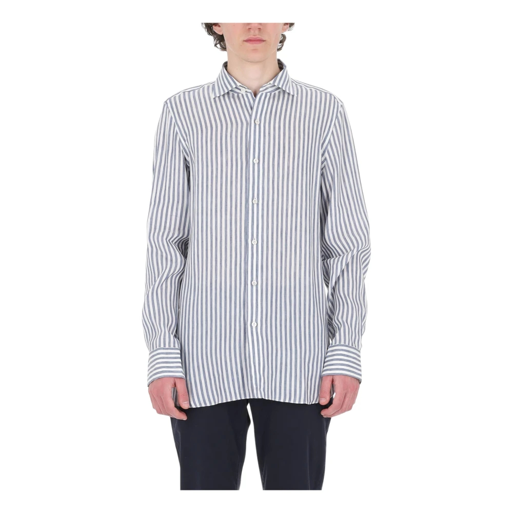Finamore - Casual Shirts - Shirts - Herren - Blau - Xl