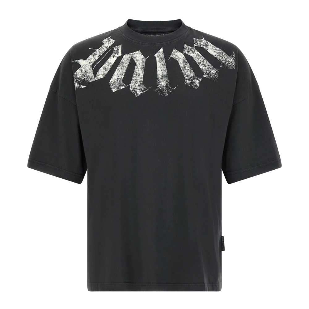 Palm Angels Herren Schwarz - T-Shirts - Tops - K - S