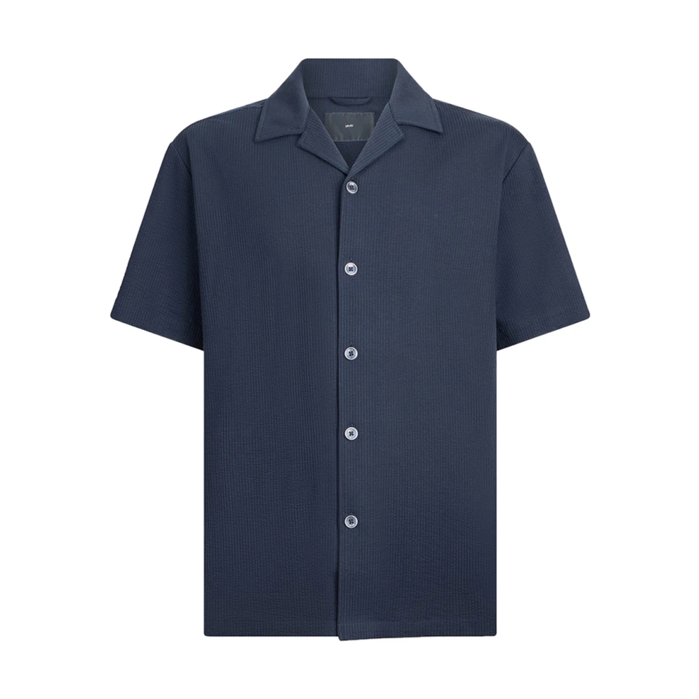 Liu Jo Herren Blau - Seersucker Shirt - Shirts - M