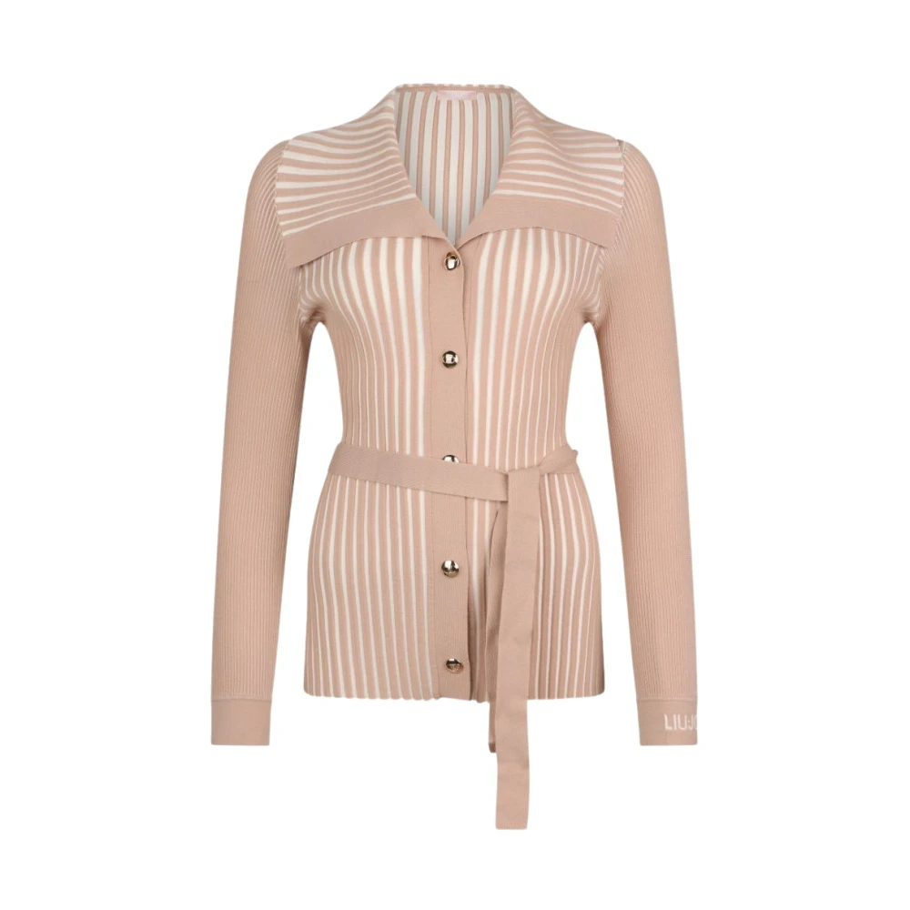 Liu Jo Damen Multicolor - Belted Cardigan - Knitwear - Mehrfarbig - L