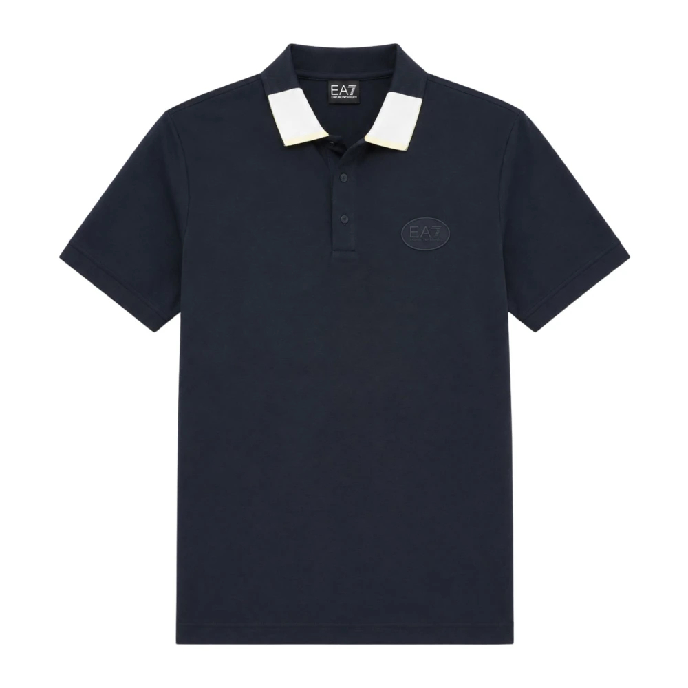 Emporio Armani Ea7 Herren Blau - Jersey-Polohemd - Tops - L