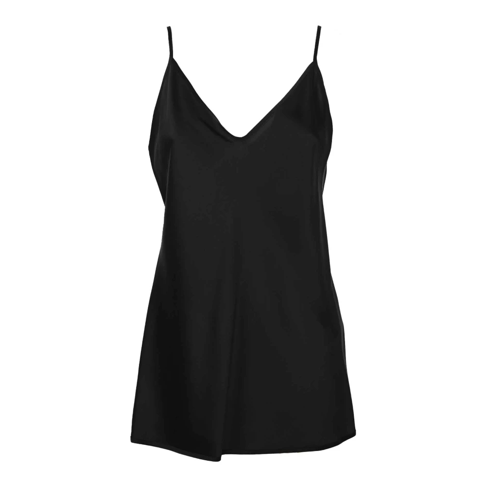 Max Mara Damen Schwarz - Ärmelloses Top - Tops - K - 2XS