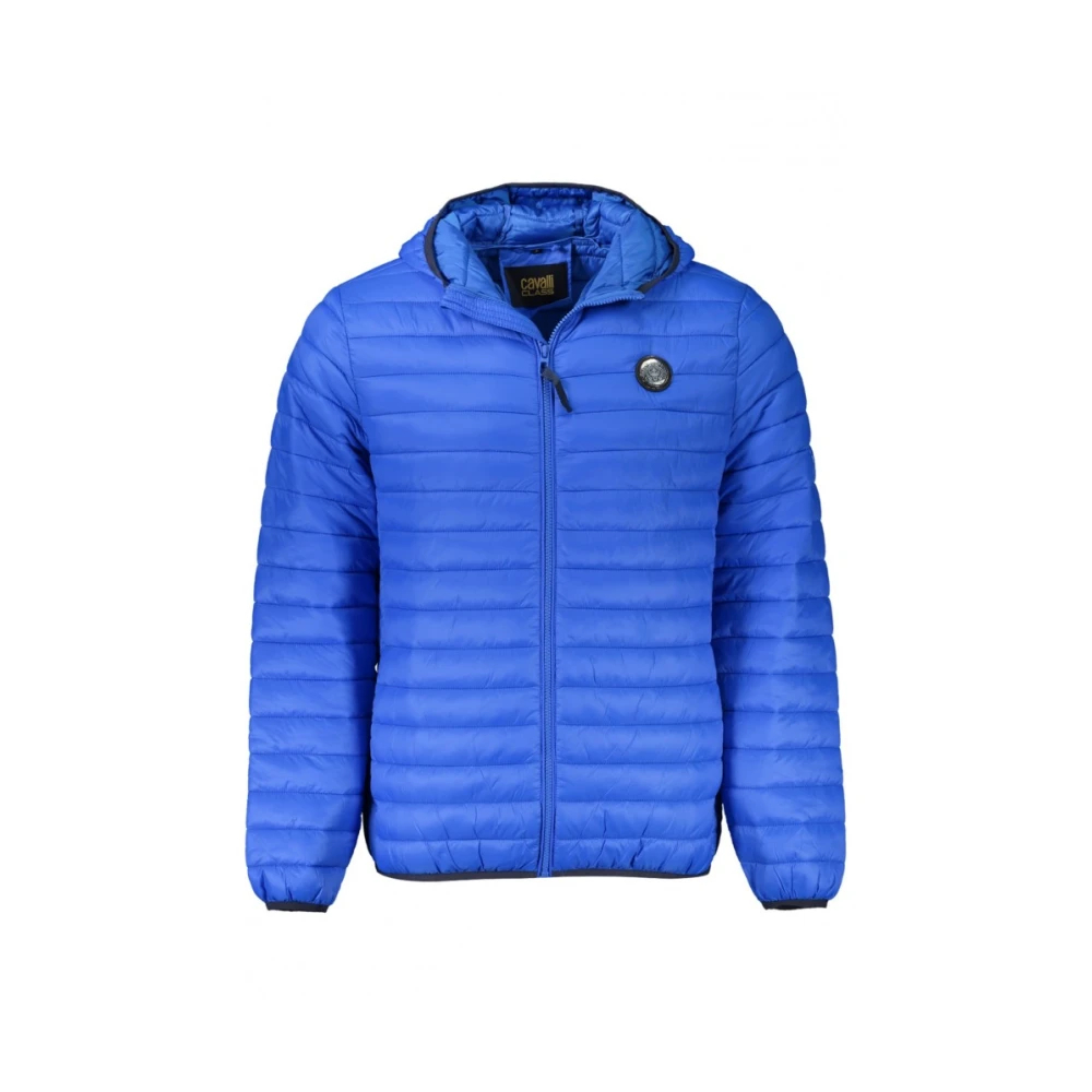 Cavalli Class Unifarbene Steppjacke In Blau Klein - Bild 4