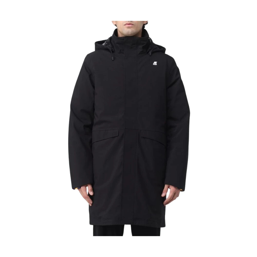 K-Way Herren Schwarz - Bonded Padded Jacket - Coats - K - Xl