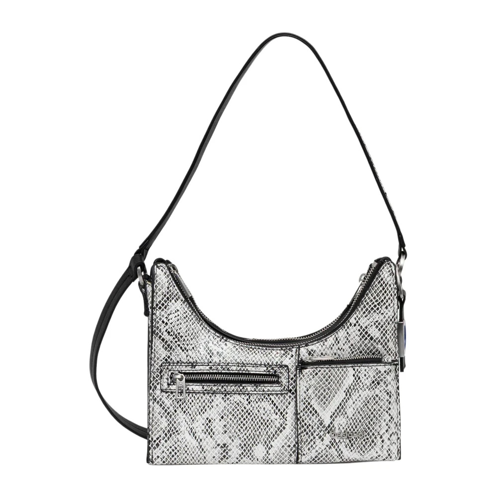 Desigual Damen Schwarz Handtasche Delta Vega - Image 5