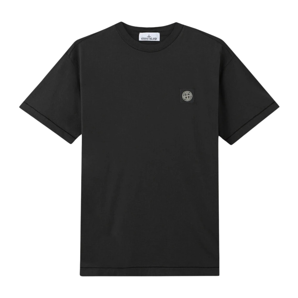 Stone Island Logo Cotton T-Shirt - Bild 7