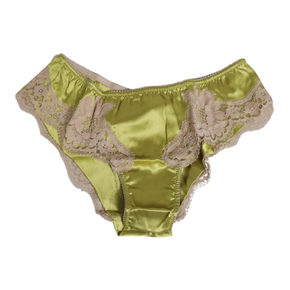 Dolce & Gabbana Damen Grün - Slip Panties - Swimwear - S