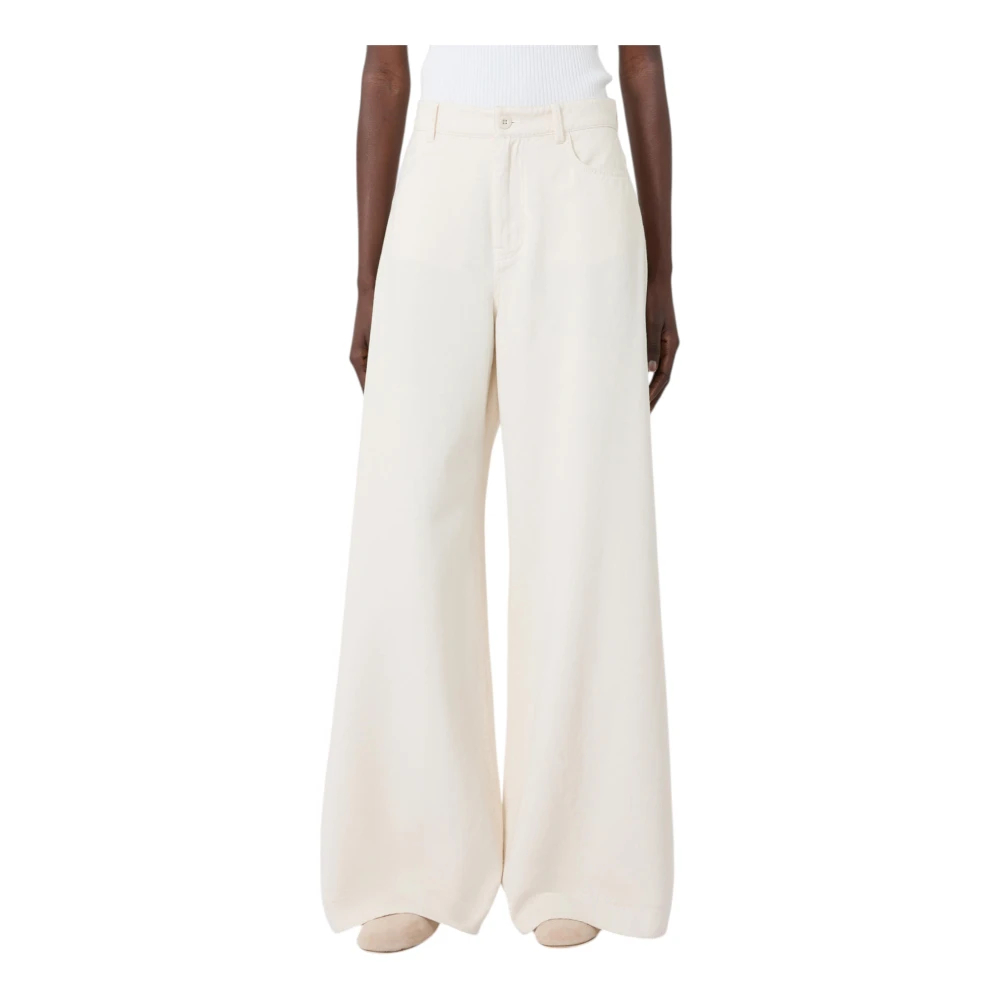 Weekend Max Mara Damen Beige - Weite Hosen - Trousers - W34