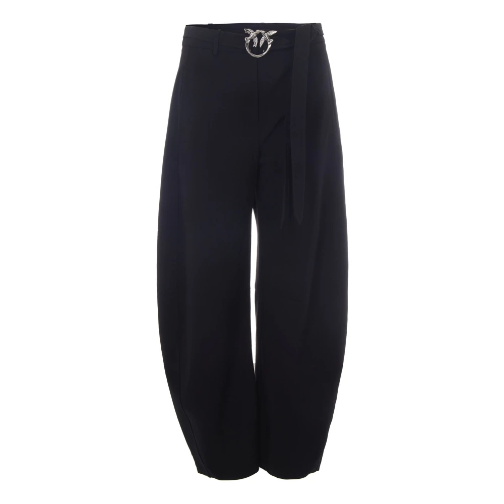 Pinko - Weite Hosen - Trousers - Damen - Schwarzk - Xs