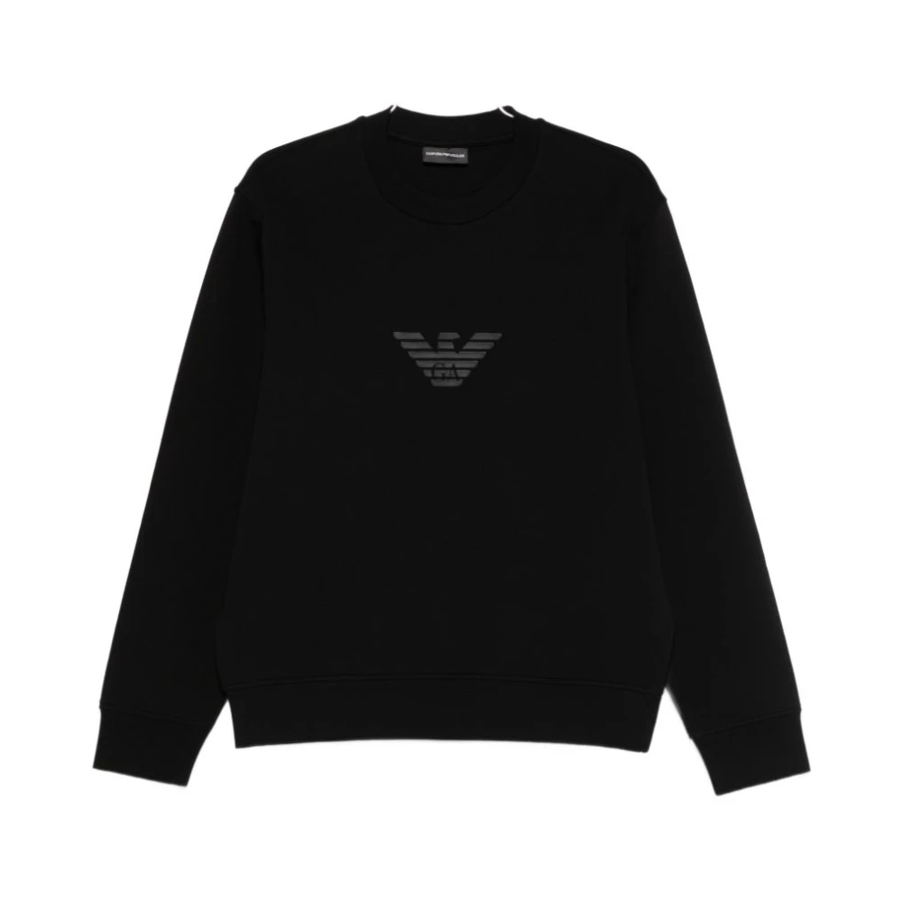 Emporio Armani Herren Schwarz - Rundhals-Sweatshirt - Sweatshirts & Hoodies - K - S