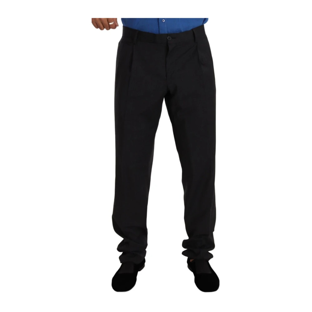 Dolce & Gabbana Herren Schwarz - Suit Hosen - Trousers - K - 2XL