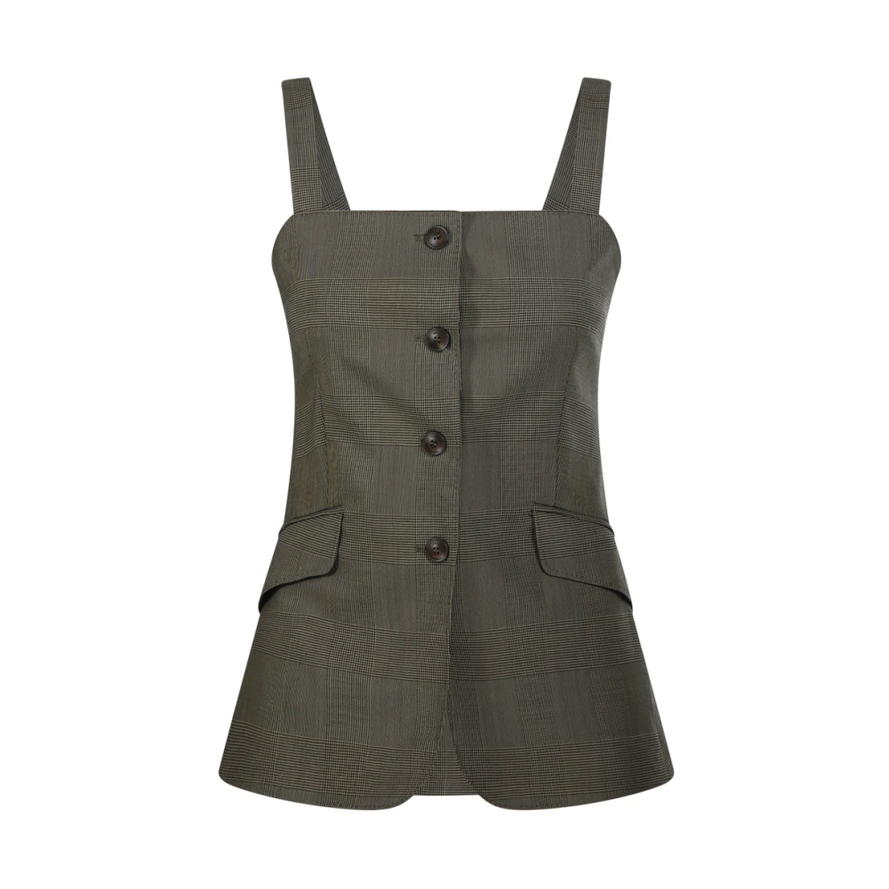 Max Mara Damen Grün - Ärmellose Oberteile - Tops - S