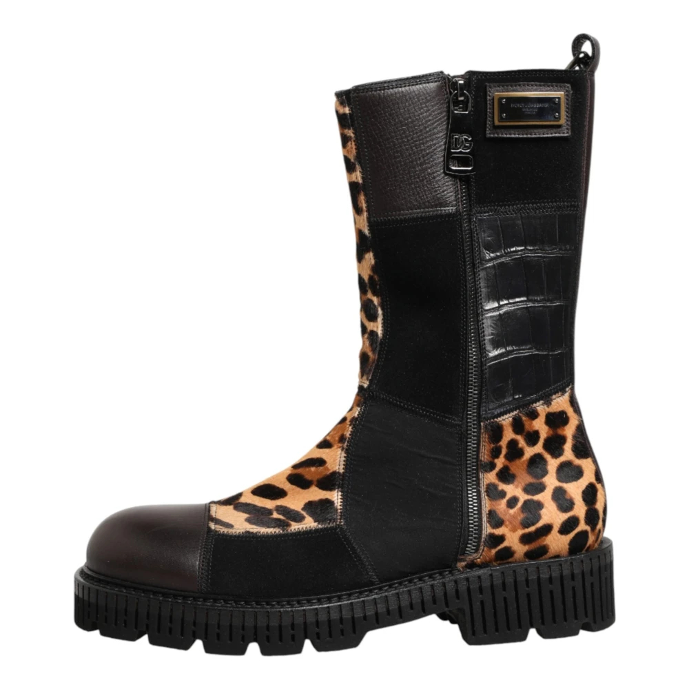 Dolce & Gabbana Damen Multicolor - Short Boots - Shoes - Mehrfarbig - 44 Eu