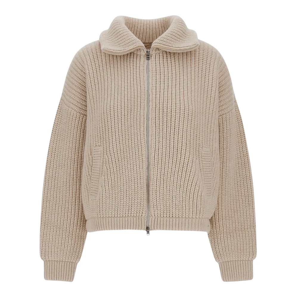 Herno Damen Beige - Resort Cardigan - Knitwear - L