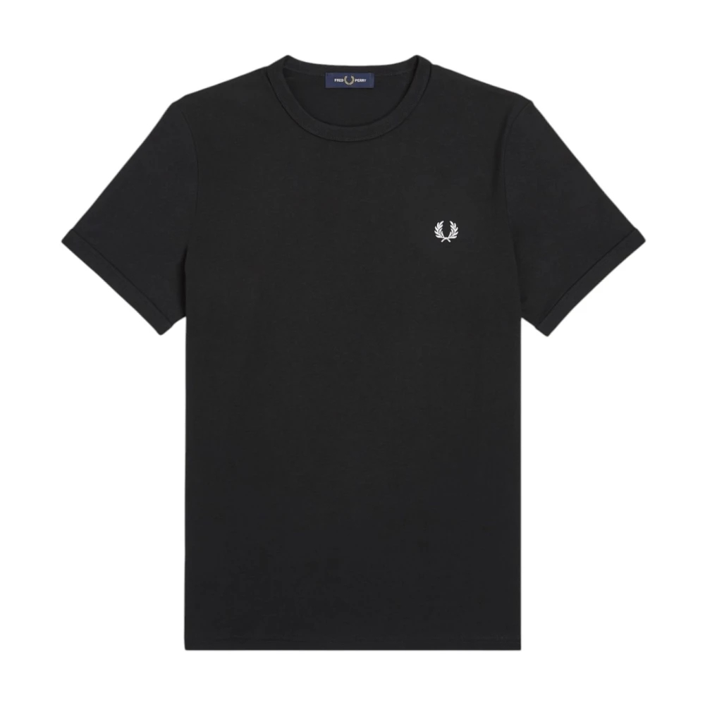 Fred Perry - Ringer Black - T-Shirt - Schwarz - L - 100% Baumwolle - Bild 12