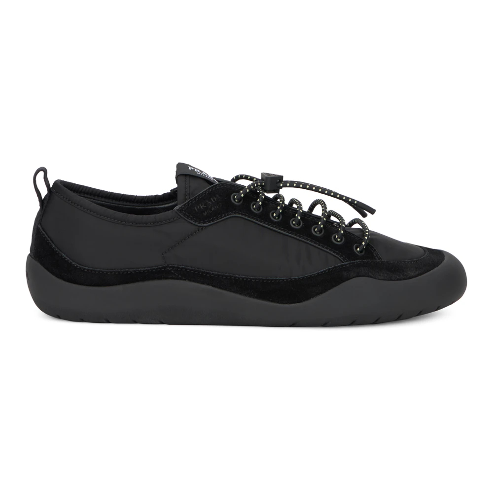 PRADA CALZATURE | Black Re-Nylon and suede Speedrock sneakers | male | 6 - Bild 3
