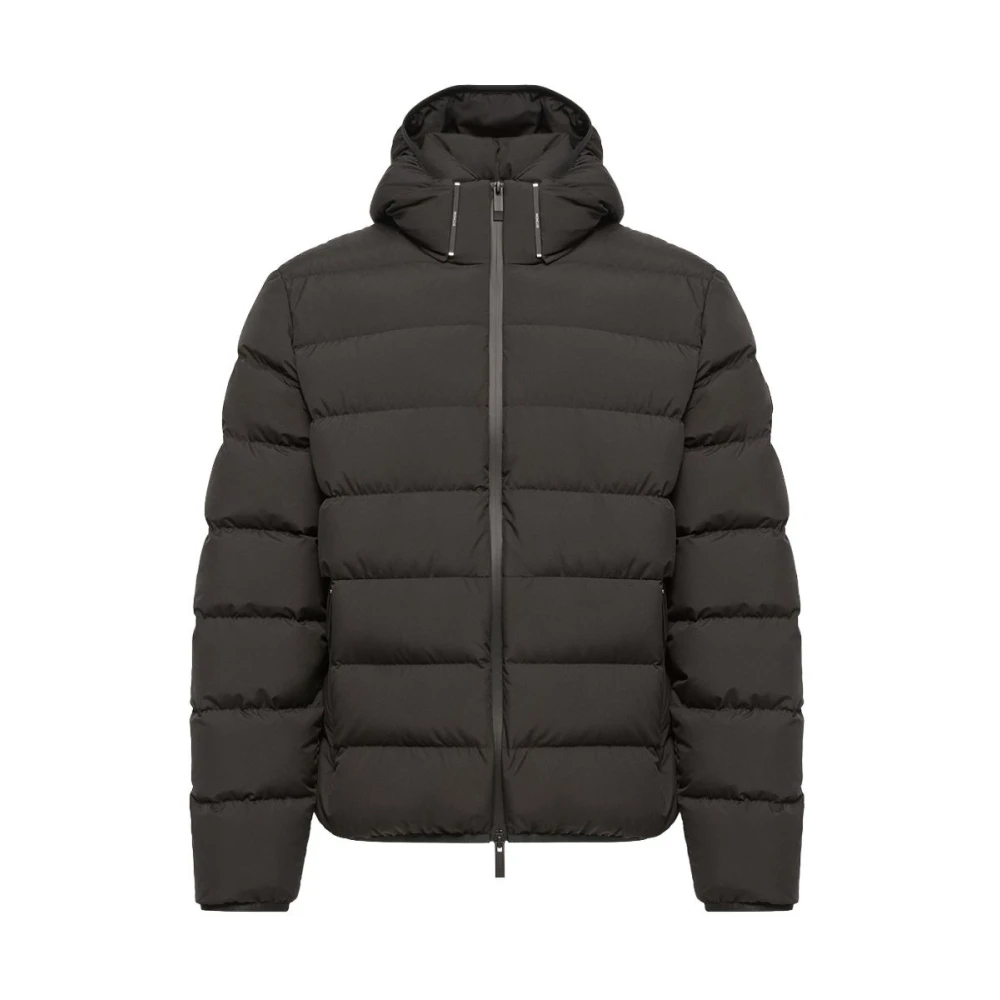 Moncler Arajoki Kurze Daunenjacke Mit Kapuze für Herren in Schwarz in Größe: 4 - Bild 3