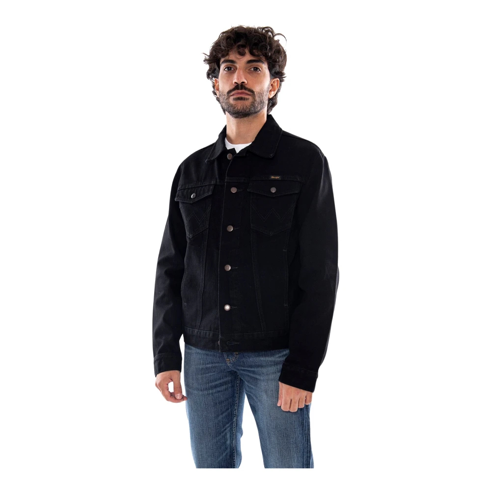 Wrangler Regular Cowboy Cut Jacket Shadow Black Größe M - Bild 5