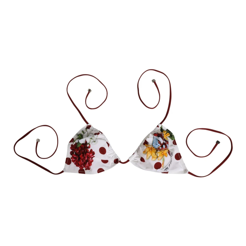 Dolce & Gabbana Damen Weiß - Bikini-Top - Swimwear - L