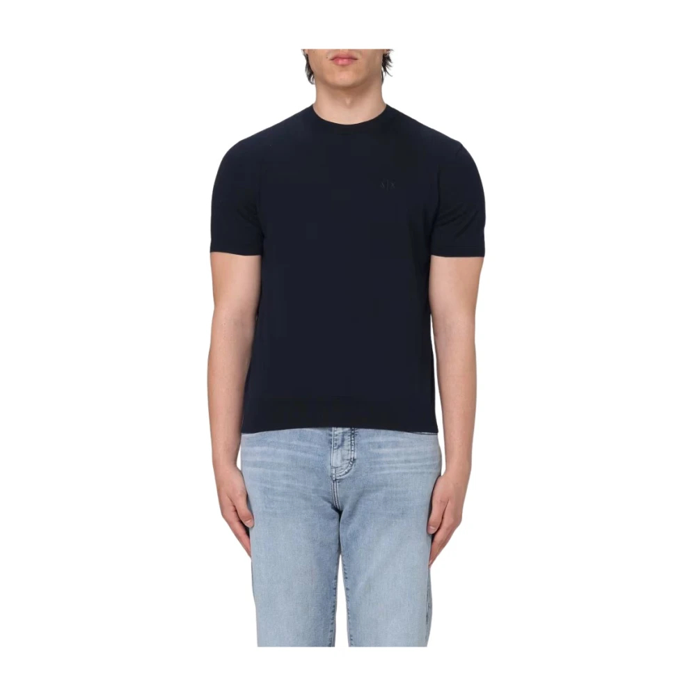 Armani Exchange Herren Blau - T-Shirt - Tops - Xl
