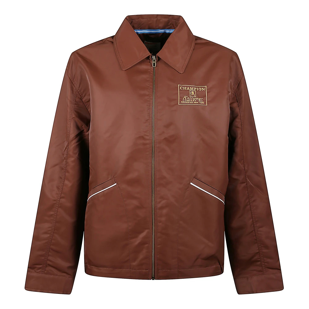 Champion - Logo Jacket - Jackets - Herren - Braun - L
