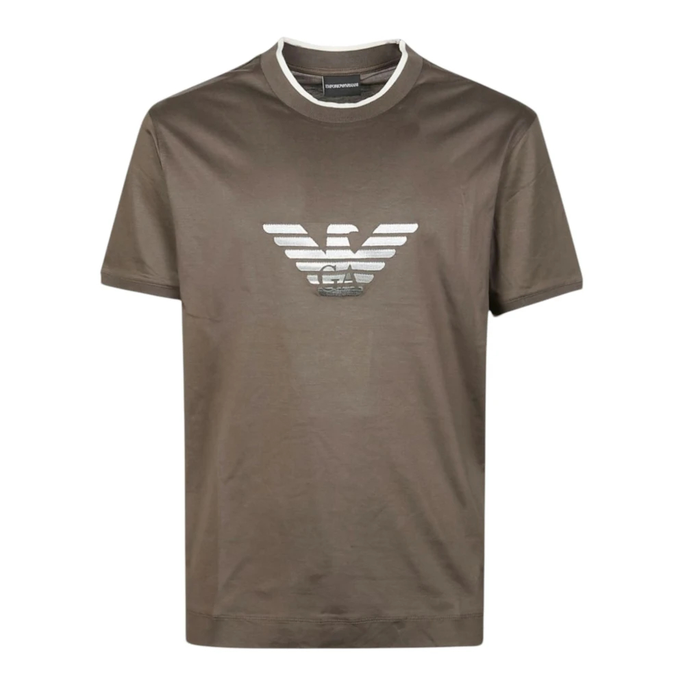 Emporio Armani Herren Braun - T-Shirt - Tops - L