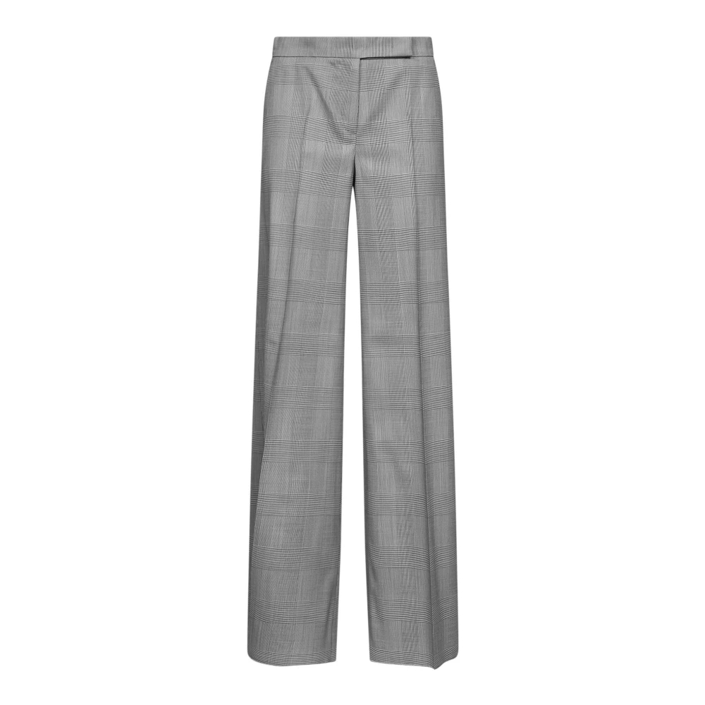 Max Mara - Weite Hosen - Trousers - Damen - Grau - S