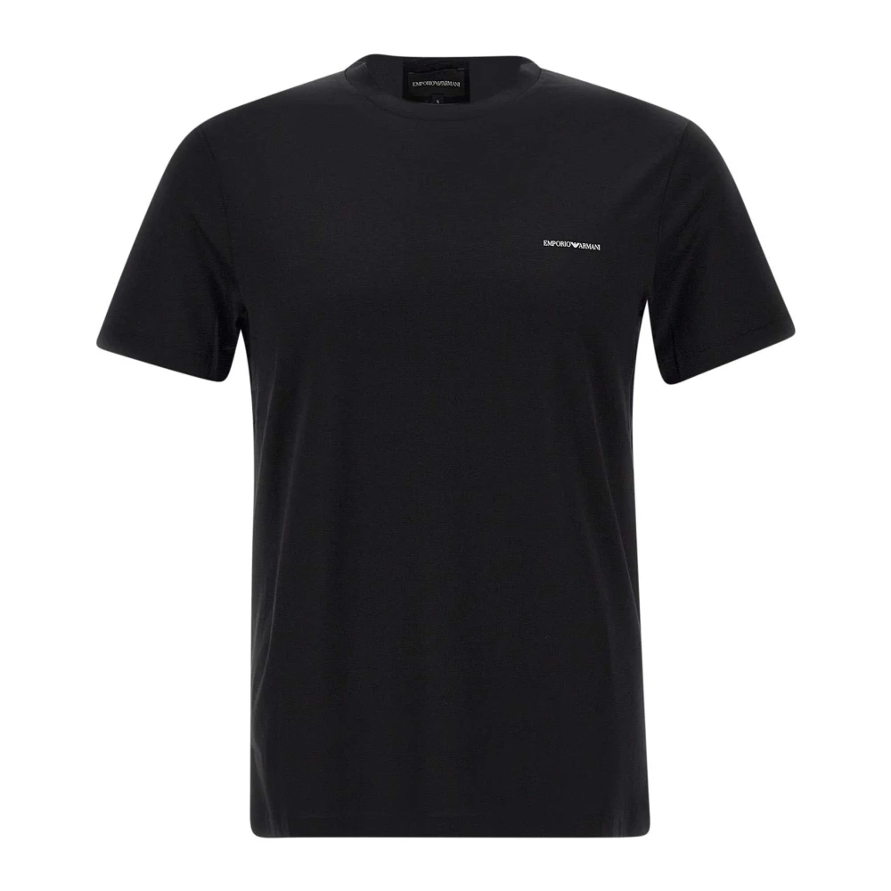 Emporio Armani Herren Schwarz - T-Shirt - Tops - K - 2XL