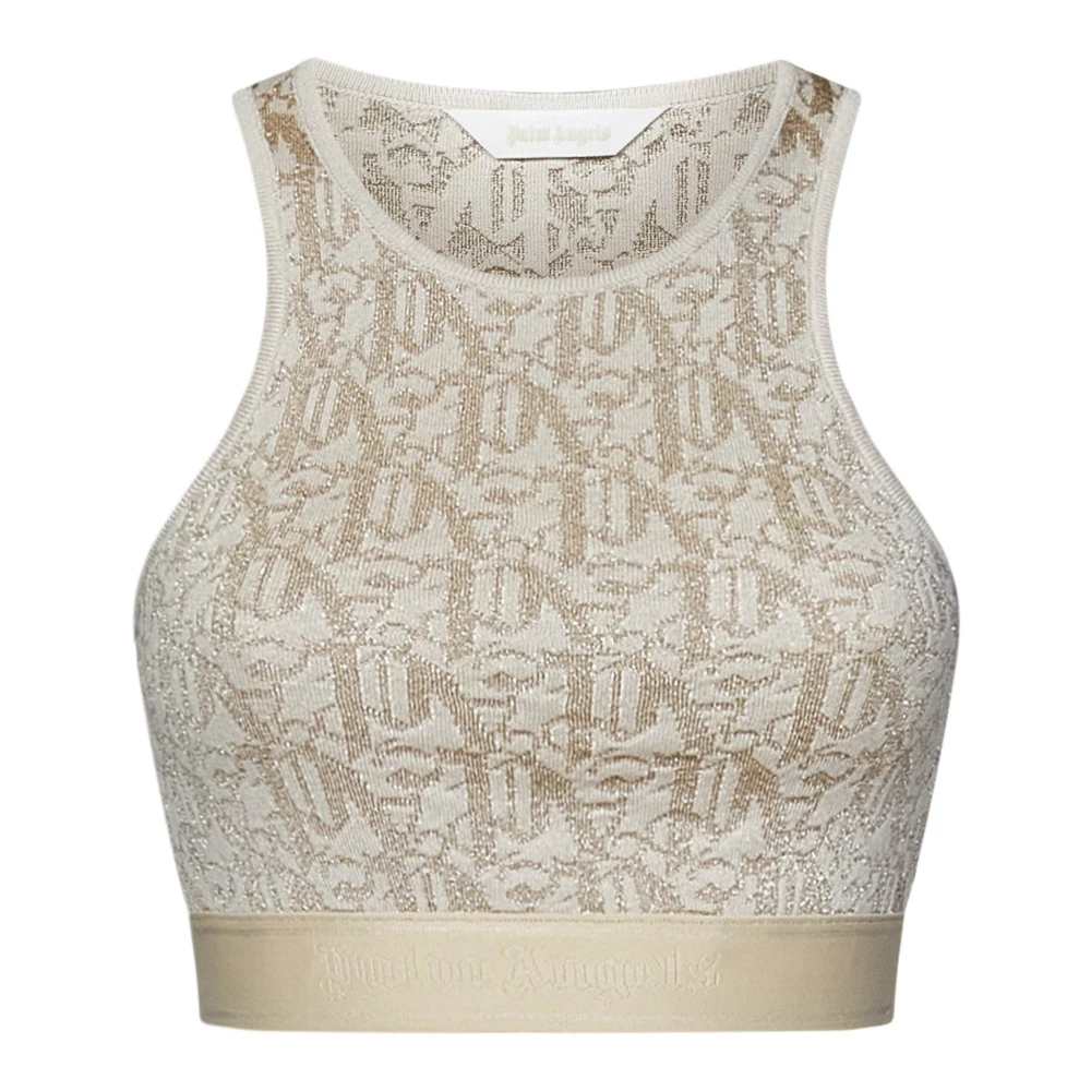 Palm Angels , Damen, Oberteile, Beige, Xs - Bild 3