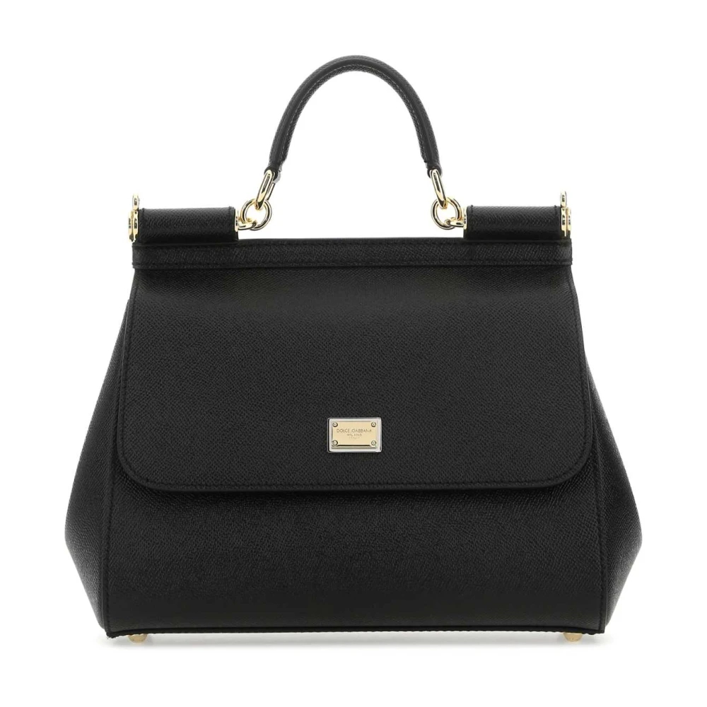 Dolce & Gabbana - Large Sicily Handbag - Bags - Damen - Schwarzk - One Size