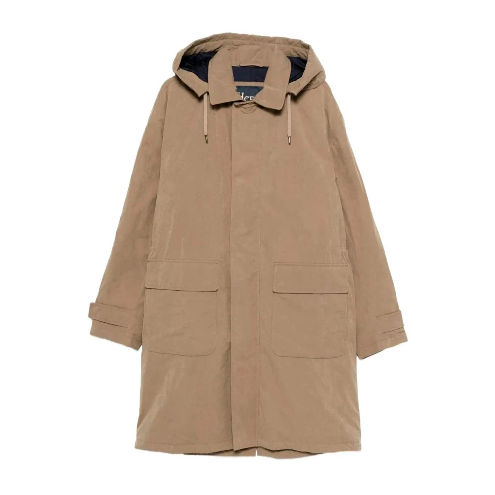 Herno Herren Beige - Gefütterter Langer Parka - Coats - L
