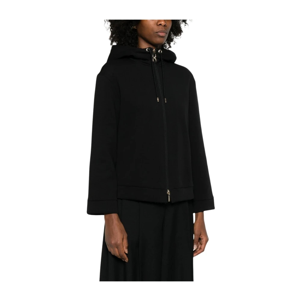 Emporio Armani Damen Schwarz - Cotton Blouson Jacket - Jackets - K -Xs