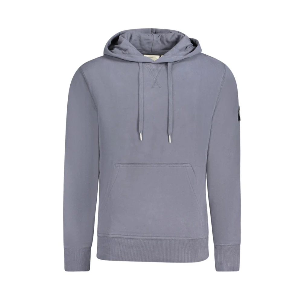Calvin Klein Jeans, Herren, Pullover, Badge Hoodie, Blau, (L) - Bild 4