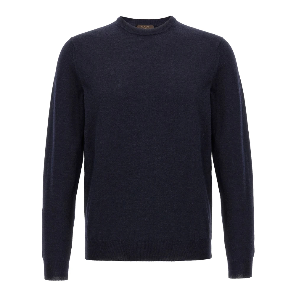 Zanone Herren Blau - Flexwool Pullover - Knitwear - L