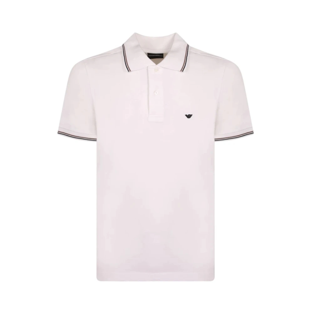 Emporio Armani Herren Weiß - Kurzärmeliges Poloshirt - Tops - 2XL