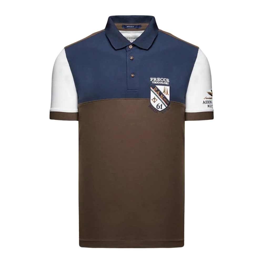 Aeronautica Militare Herren Multicolor - Polo 261Po1915up00191 - Tops - Mehrfarbig -L