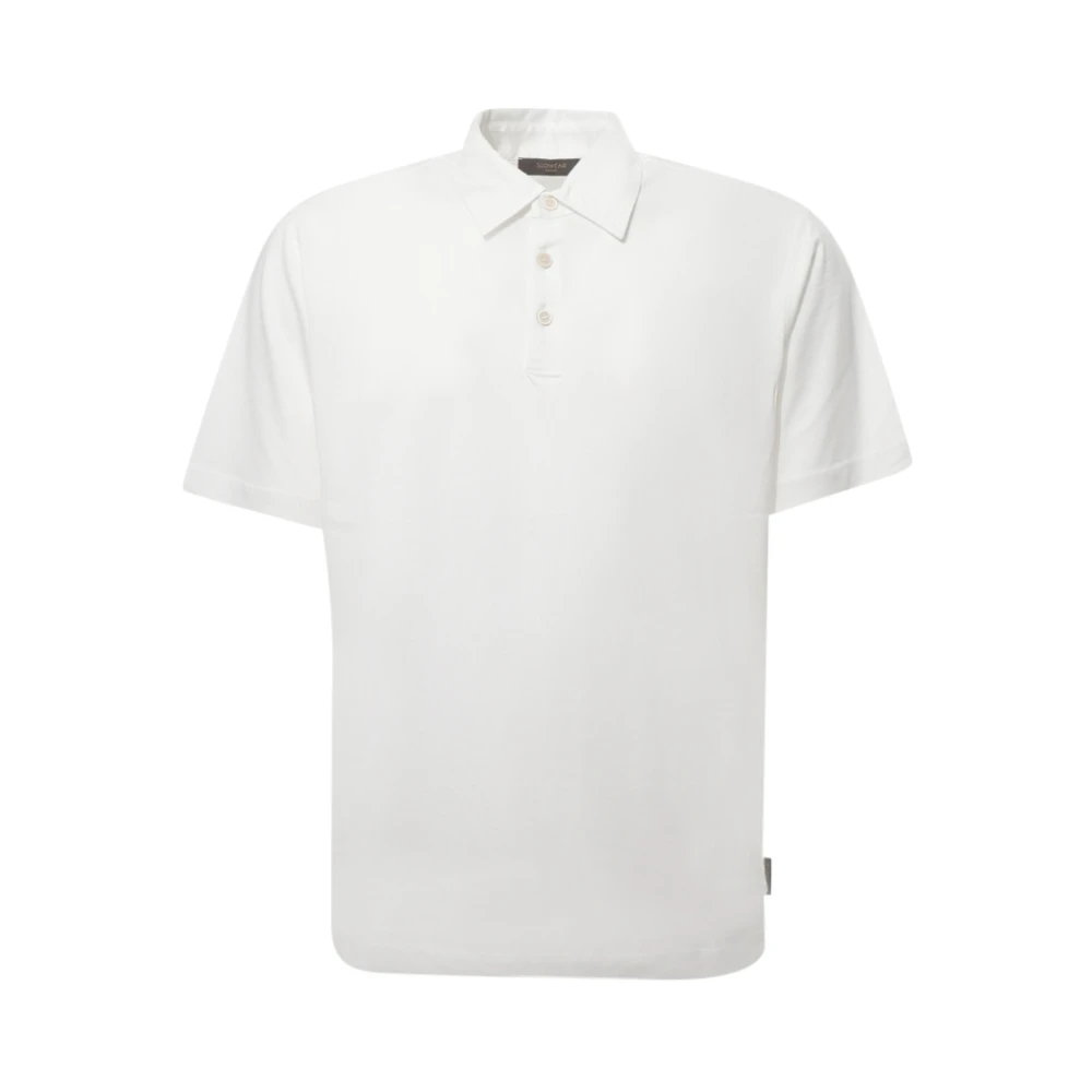 Zanone Herren Weiß - Kurzärmeliges Poloshirt - Tops - 2XL