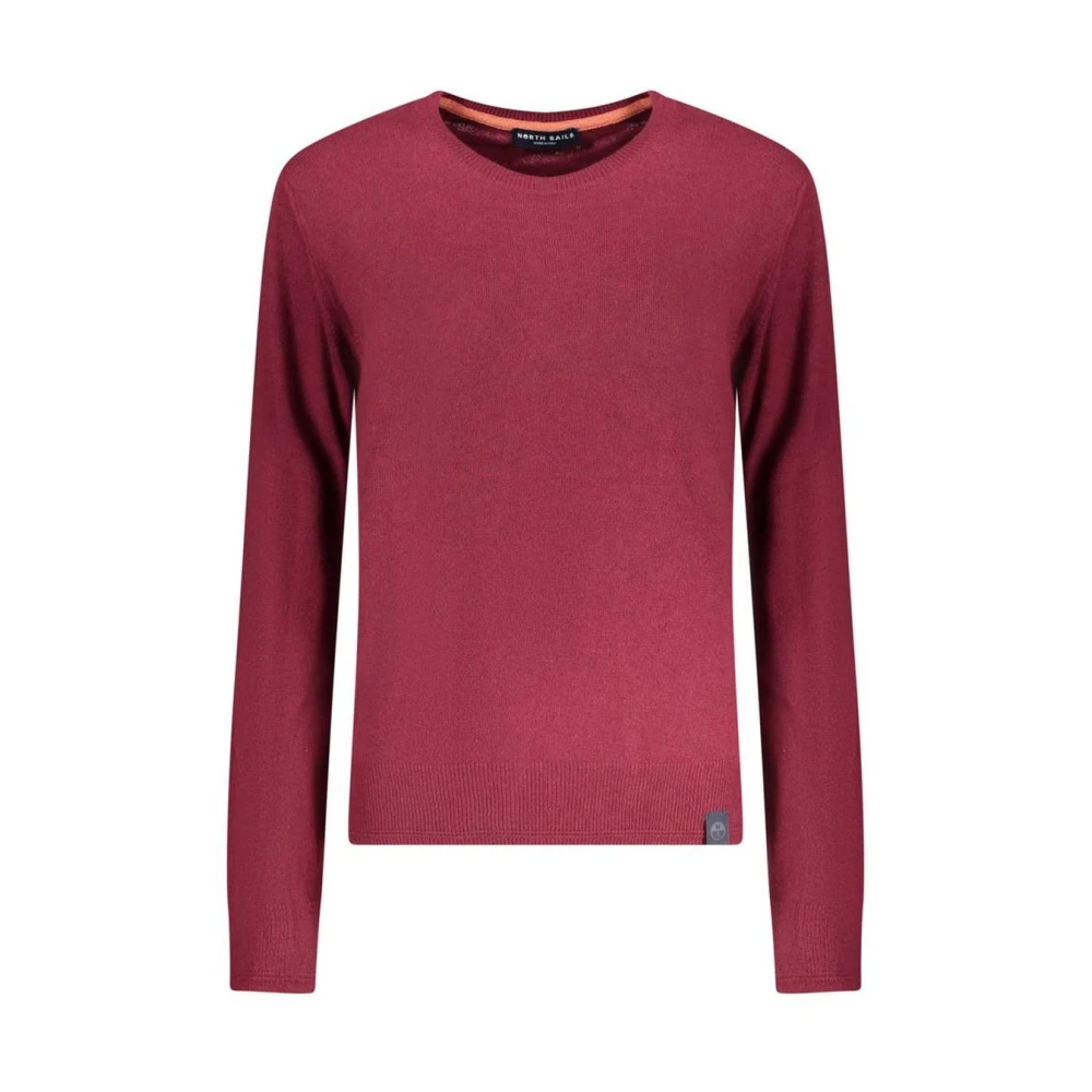North Sails Damen Dunkelrot Pullover Kaschmirmischung Mit Rundhalsausschnitt Mittel - Bild 7