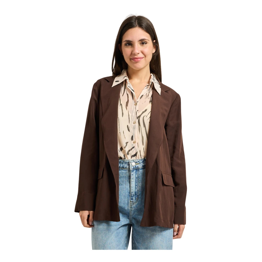 Pennyblack Damen Braun - Leinenmischung Blazer - Jackets - S