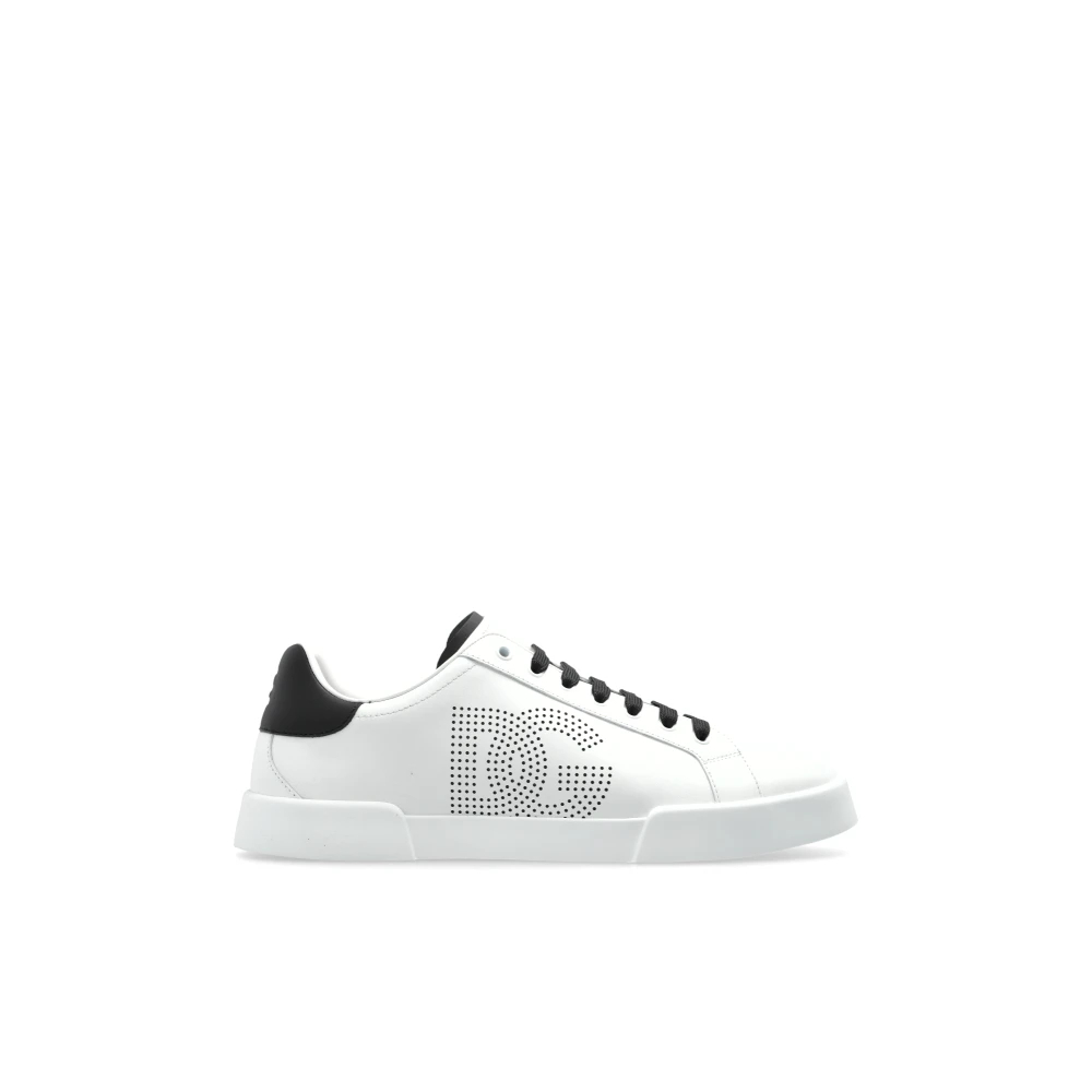Dolce & Gabbana Herren Weiß - Sportschuhe Portofino - Shoes - 40 Eu