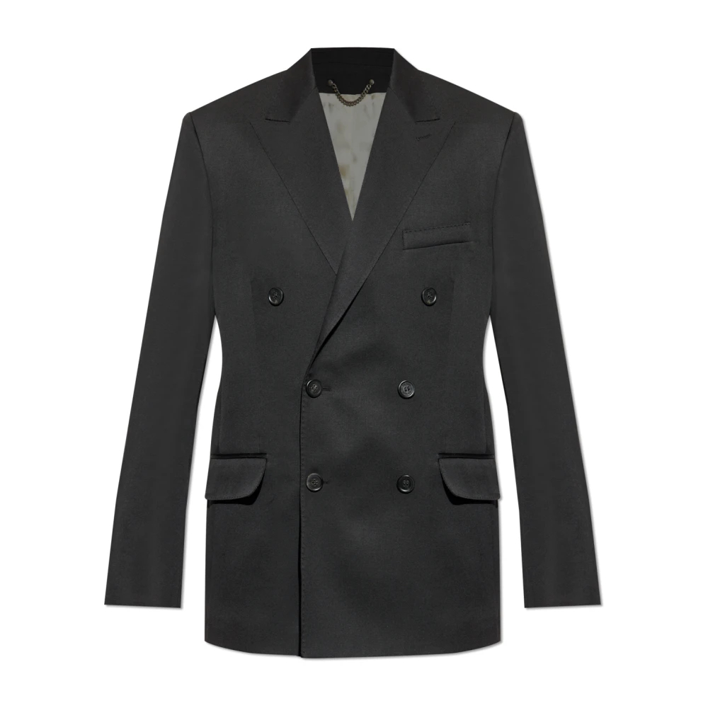 Golden Goose Herren Schwarz - Doppelreihiger Blazer - Jackets - K -M