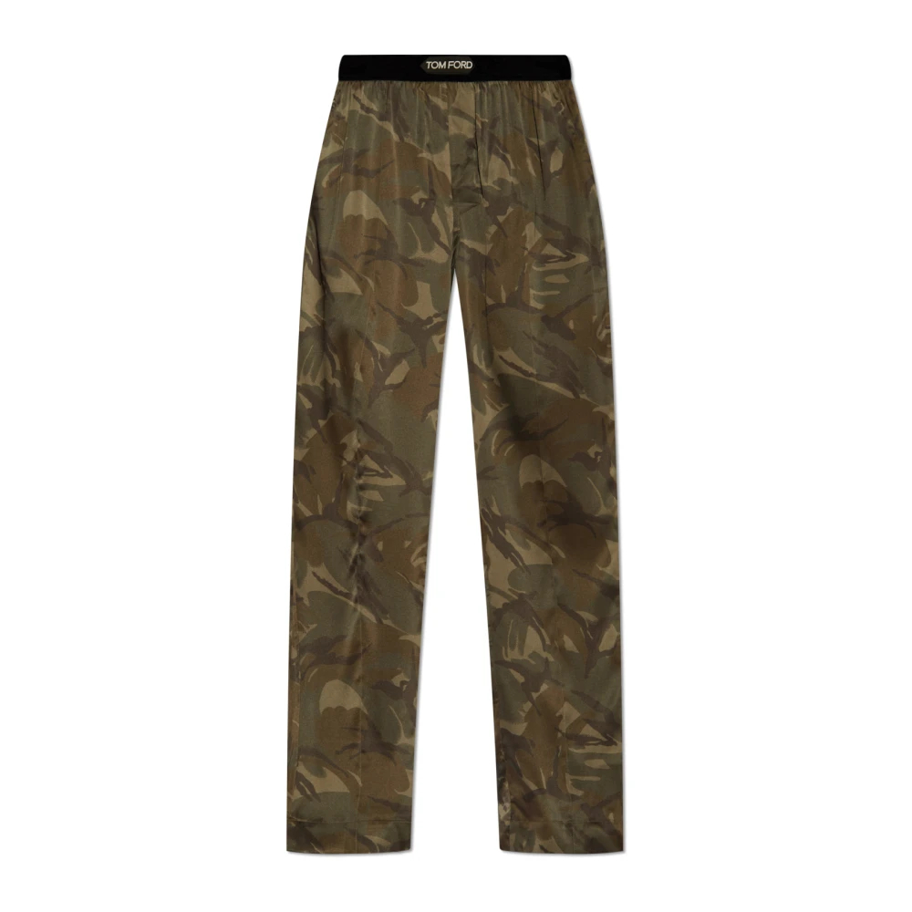 Tom Ford Herren Grün - Seiden Pyjama Hose - Nightwear & Lounge - Xl