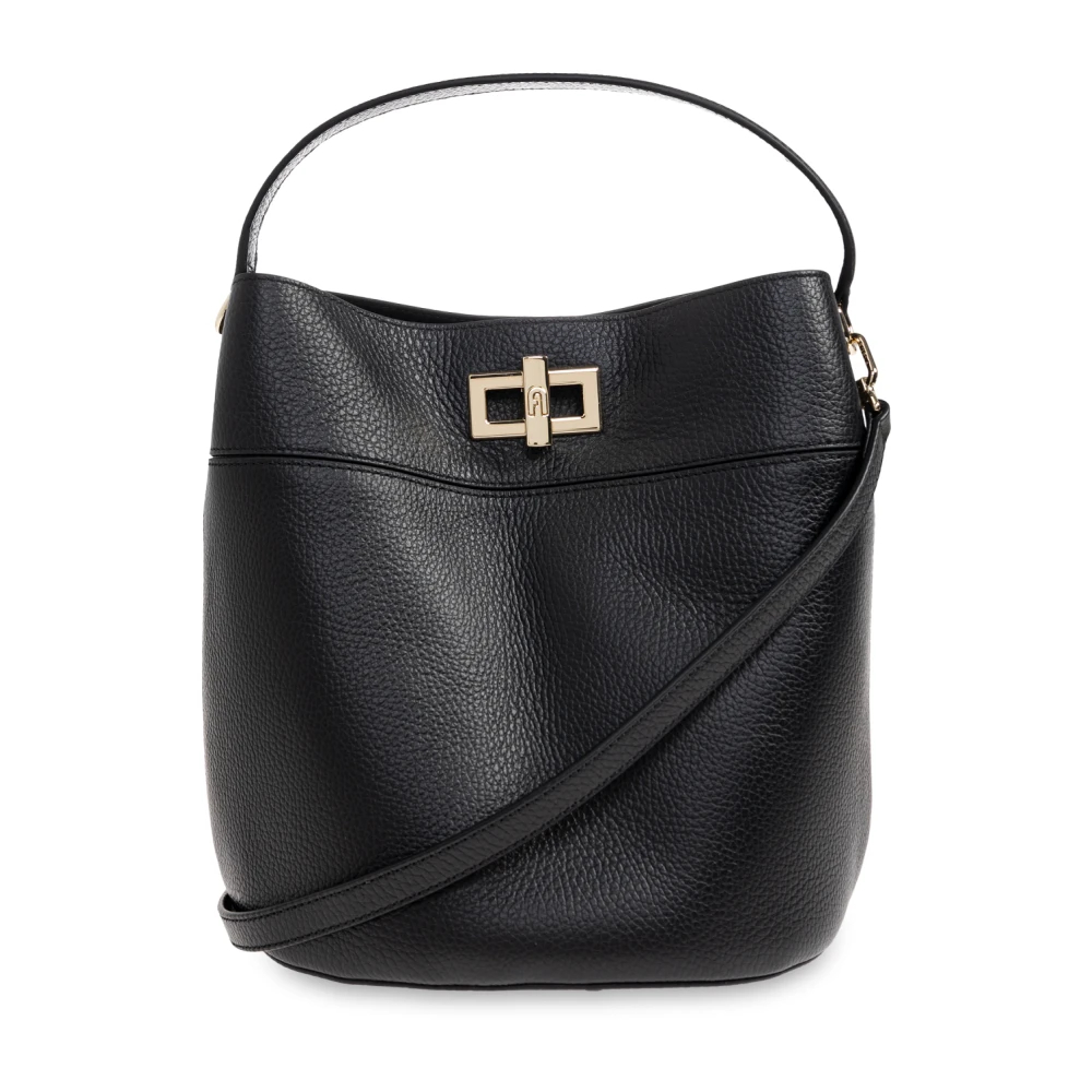 Furla Unisex Schwarz - Amelia M Bucket Bag Nero - Bucket Bag - Bild 4